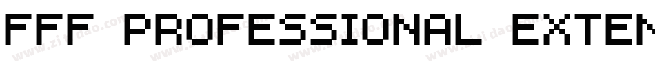 FFF Professional Extended字体转换